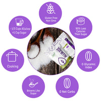 Sweet Nature Allulose Sweetener - Gluten and Sugar Free - Zero Net Carb - Non GMO - Kosher - Keto Friendly (14 oz)