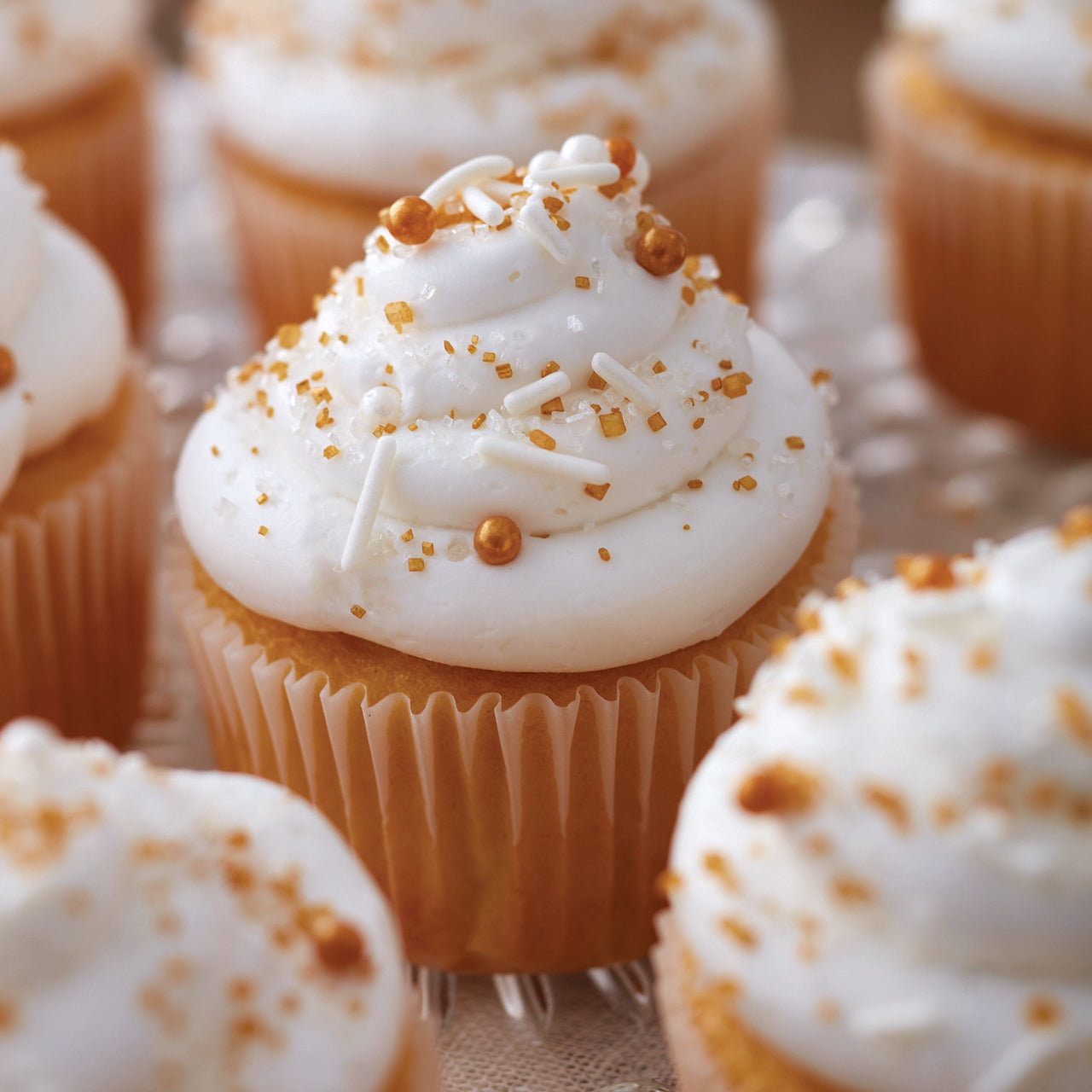 Wilton Sugar Pearls, 141 gram, Gold