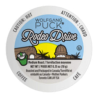 Wolfgang Puck Coffee Single Serve Capsules, Medium Roast, Compatible with Keurig K-Cup Brewers, Rodeo Drive, 24 Count (Pack of 1)