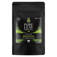Pure Leaf 100% Organic Matcha Green Tea Powder for Green Tea Matcha Latte, Matcha baking recipes, Green Tea Smoothies Matcha Powder 100g Value Size, 3.5 Ounce