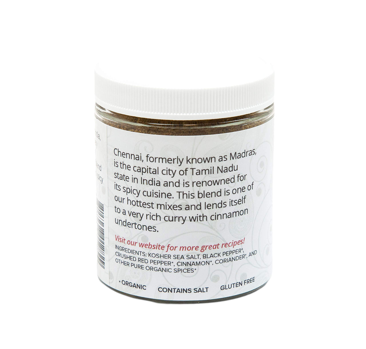The Spice Hut Organic Madras Curry Seasoning, Quick & Easy Spice Blend for Spicy Indian Cooking, With Salt 3.7 oz