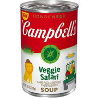 Campbell's  Condensed Shaped Pasta and Vegetable Soup, Veggie Safari, 10.5 Oz can
