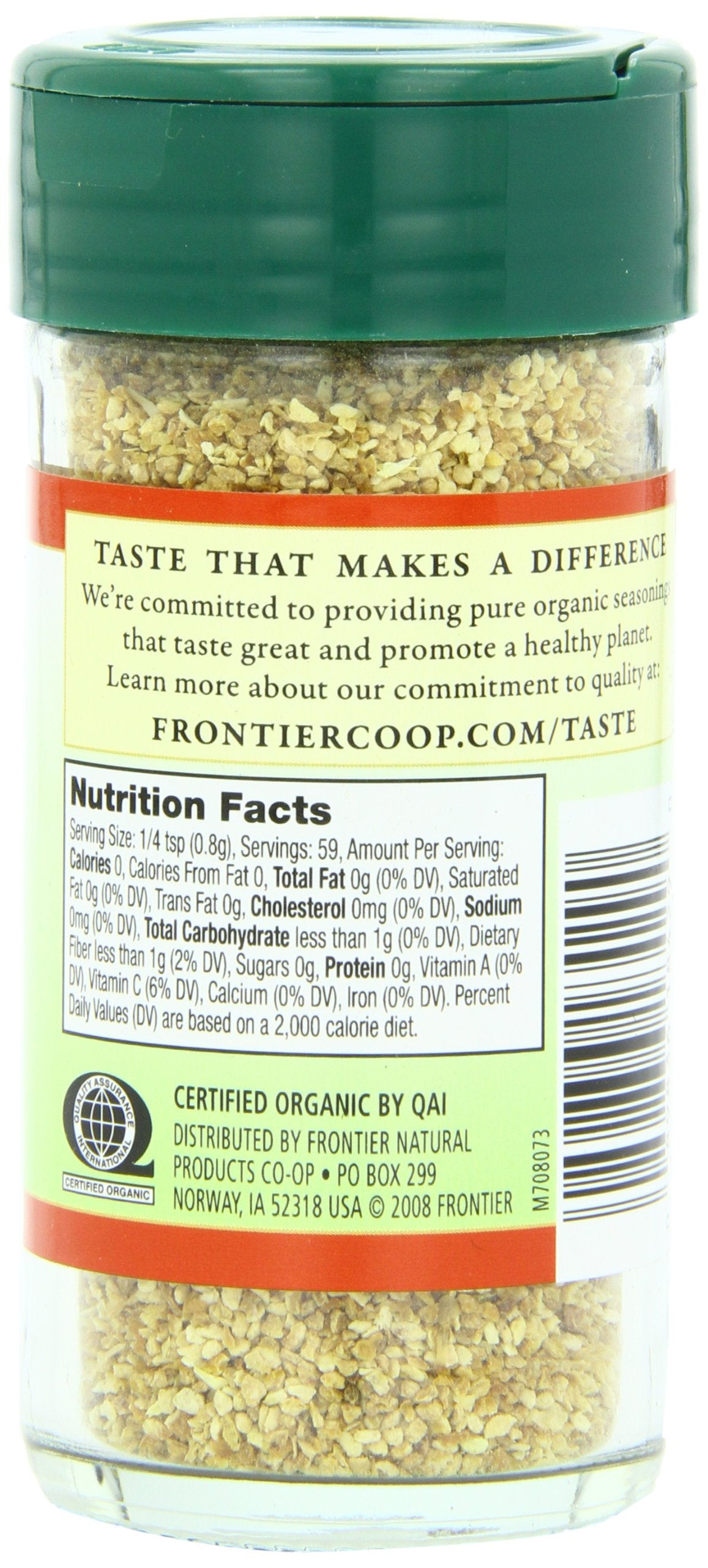 Frontier Natural Products Lemon Peel, Og, Granules, 1.7 oz