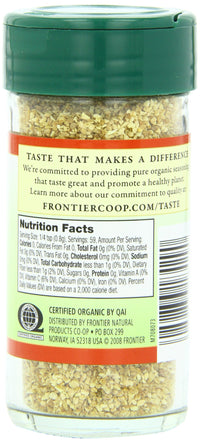 Frontier Natural Products Lemon Peel, Og, Granules, 1.7 oz