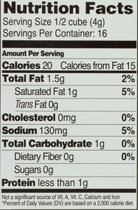 Edward & Sons Low Sodium Veggie Bouillon Cubes, 2.2 oz