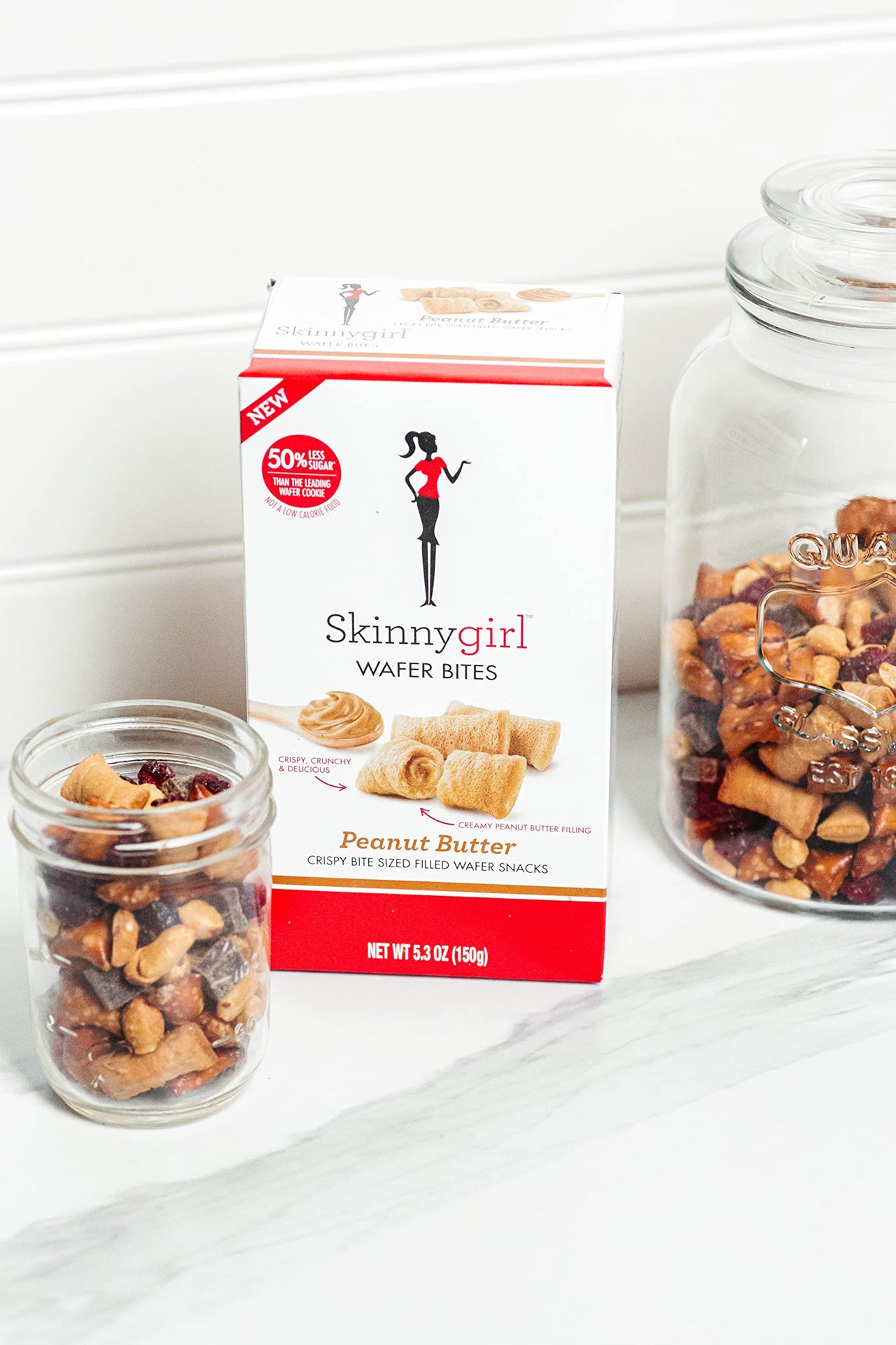 Skinnygirl Peanut Butter Wafer Bites, 5.3 Ounce