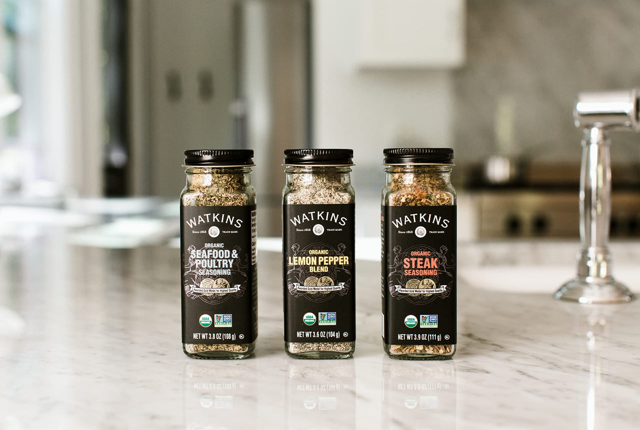 Watkins Gourmet Organic Spice Jar, Steak Seasoning, 3oz