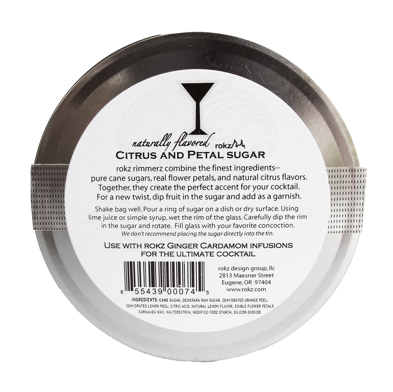 Rokz Citrus & Petals Sugar Rimmerz, 4 Ounce