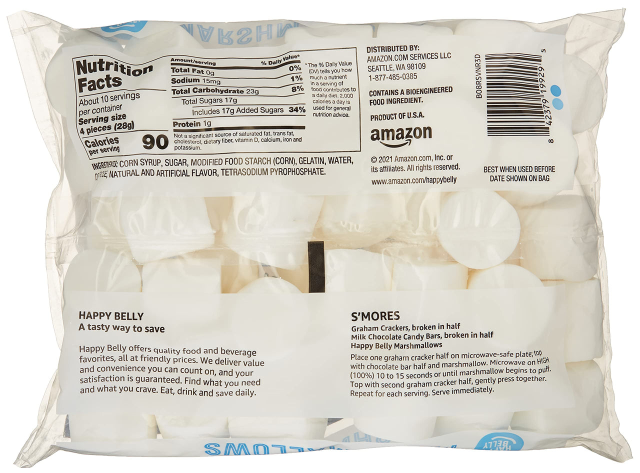 Happy Belly Marshmallows, 10 Ounce