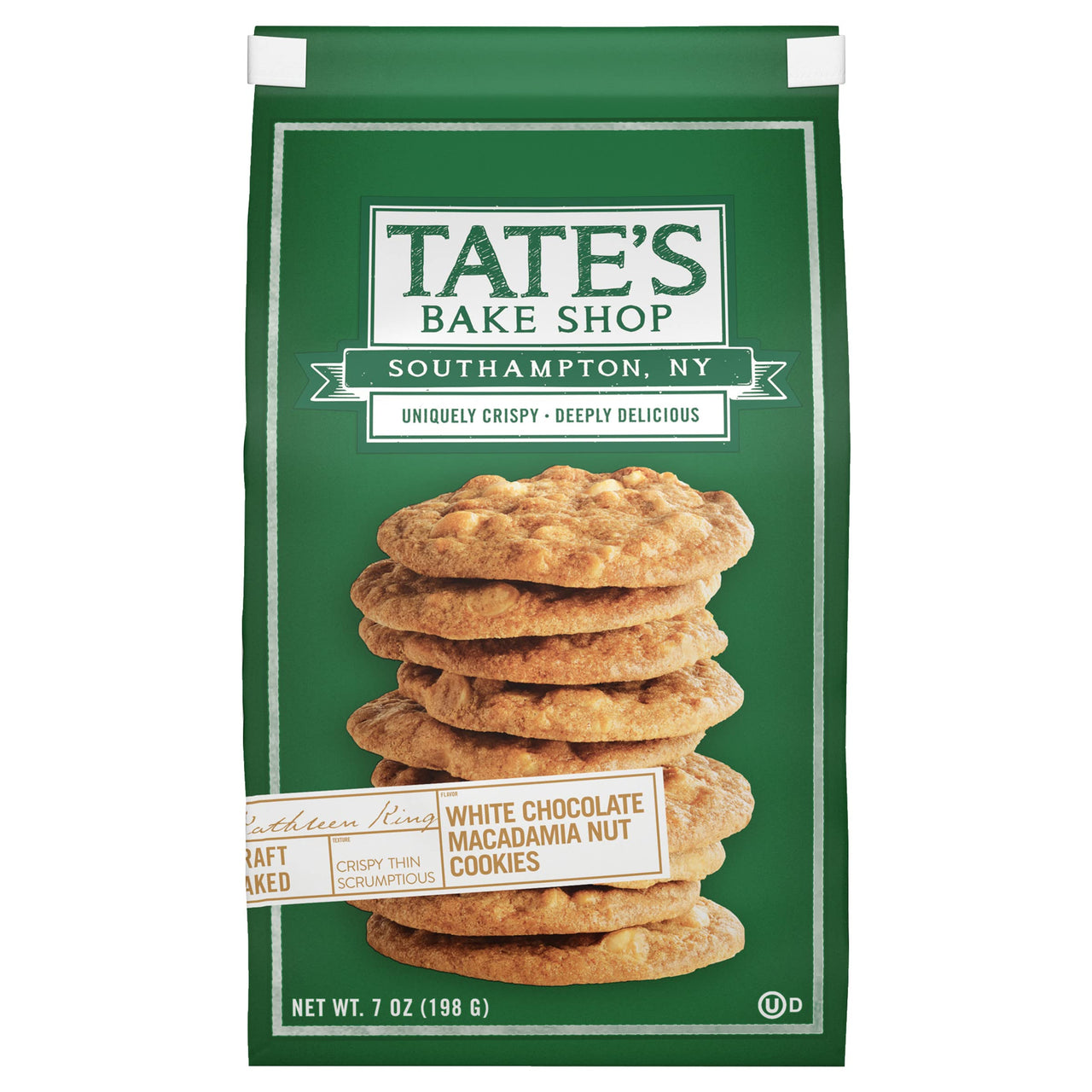 Tate's  Bake Shop White Chocolate Macadamia Nut Cookies, 7 Oz