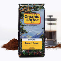 The Organic Coffee Co. Ground Coffee - French Roast (12oz Bag), Dark Roast