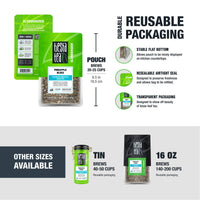 Tiesta Tea - Peaches N Green, Loose Leaf Smooth Peach Green Tea, Medium caffeine, Hot & Iced Tea, 1.5 oz Pouch - 25 Cups, Green Tea Loose Leaf