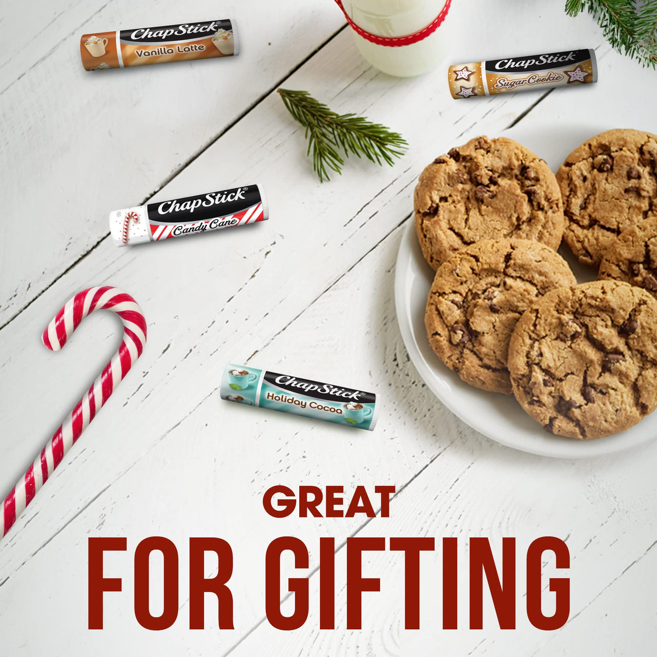 ChapStick Holiday Collection Lets Celebrate Holiday Lip Balm Stocking Gift Pack - 0.15 Oz (Pack of 4)