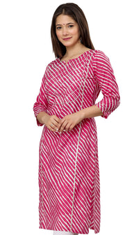 rytras Women's  Cotton Printed Straight Kurti