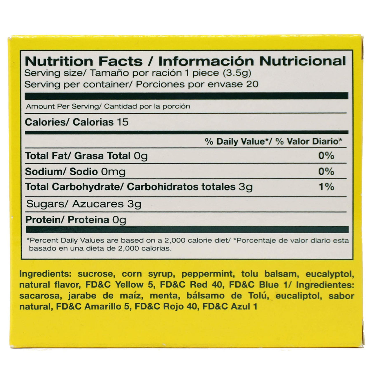 Zorritone Hard Candy Mints and Herbal Flavor, 3-pack of 20 Caramels Each, 3 boxes