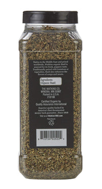 Watkins Gourmet Spice, Organic Basil, 4.9 oz. Bottle (21819)