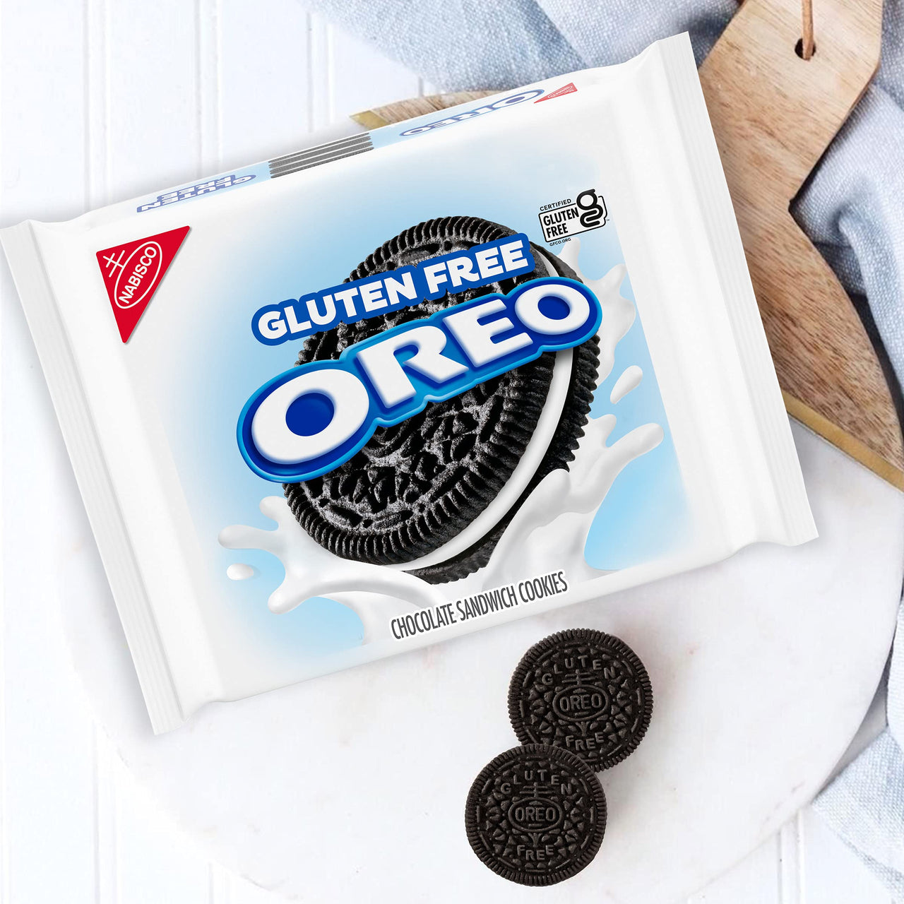 OREO Gluten Free Chocolate Sandwich Cookies, 13.29 oz
