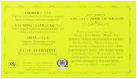 Harney & Sons Green Tea, Organic Citron, 50 Tea Bags