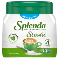 SPLENDA Stevia Zero Calorie Sweetener, Plant Based Sugar Substitute Granulated Powder, 9.8 oz Jar