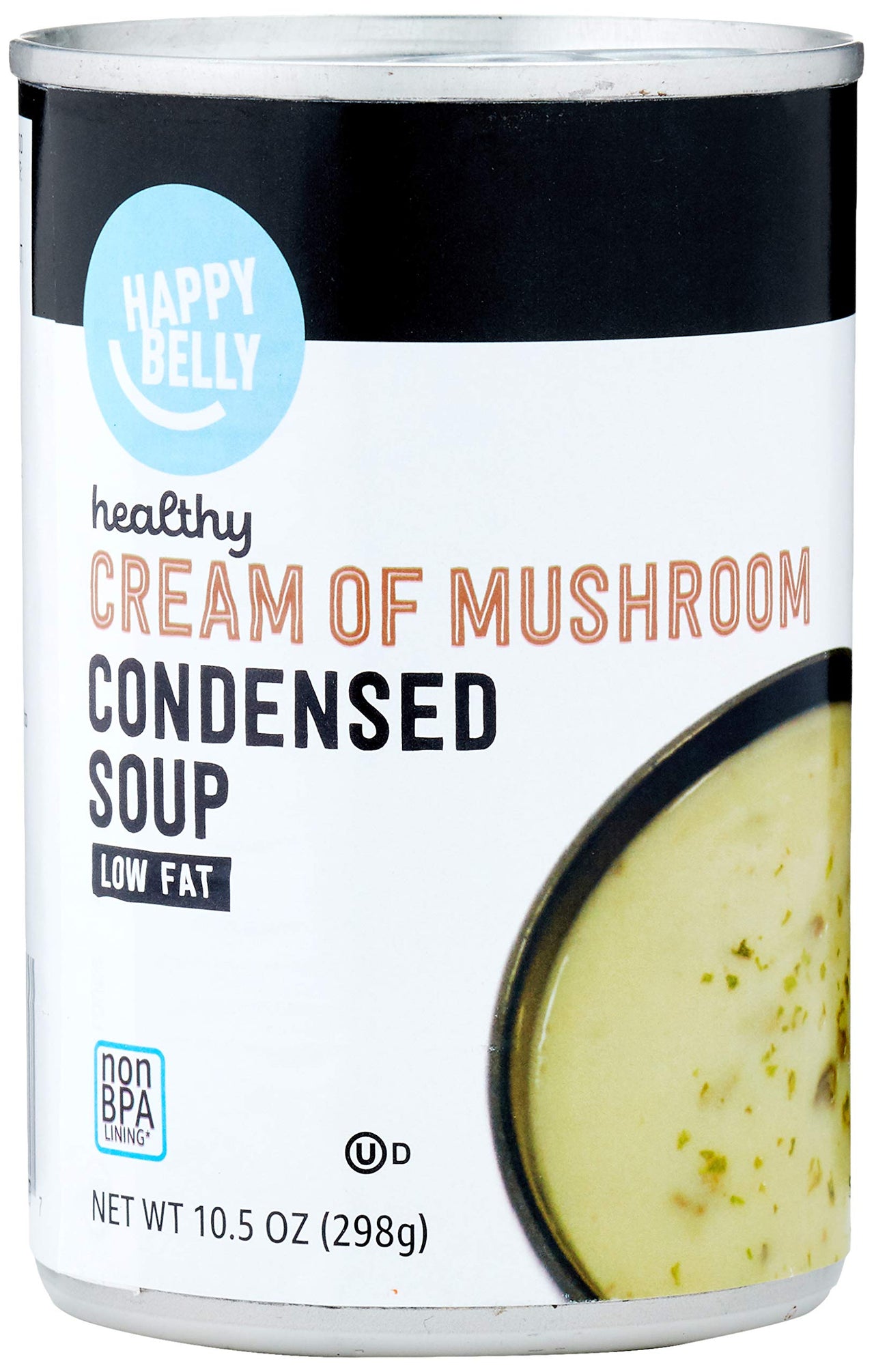 Happy Belly Low Fat Cream of Mushroom Soup 10.5 Ounce