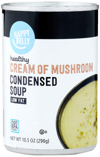 Happy Belly Low Fat Cream of Mushroom Soup 10.5 Ounce