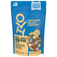 Orchard Valley Harvest Go-Go Keto Mix, 1 Pack (8oz), Dark Chocolate Almonds, Peanuts, Walnuts, And Pecans, Low Carb, Gluten Free, Non-GMO, 7g Of Plant Based Protein Per Serving