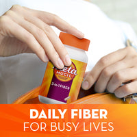 Metamucil Daily Fiber Supplement Capsules, Psyllium Husk Fiber for Digestive Health, 300 Ct