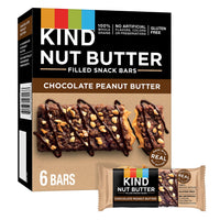 KIND Nut Butter Filled, Chocolate Peanut Butter, 6Ct