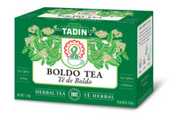Tadin Boldo Herbal Tea, Caffeine Free, 24 Count, Pack of 6