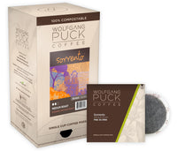 Wolfgang Puck Coffee, Sorrento Coffee, 9.5 Gram Pods, 18 Count