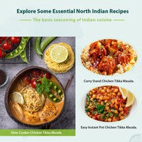 Soeos Garam Masala, garam masala powder, Indian 10-Spice Blend, All Natural Blend, Salt-Free, Vegan, No Colors, Gluten Friendly, Non-GMO, Authentic Indian Food Spices, Masala Seasoning, Garam Masala Bulk, 12oz.