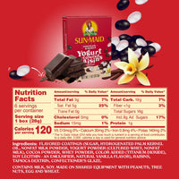 Sun-Maid | Yogurt Covered Raisin Snacks | Dark Chocolate & Vanilla | 1 Ounce Snack-Size For Kids (6 Total)