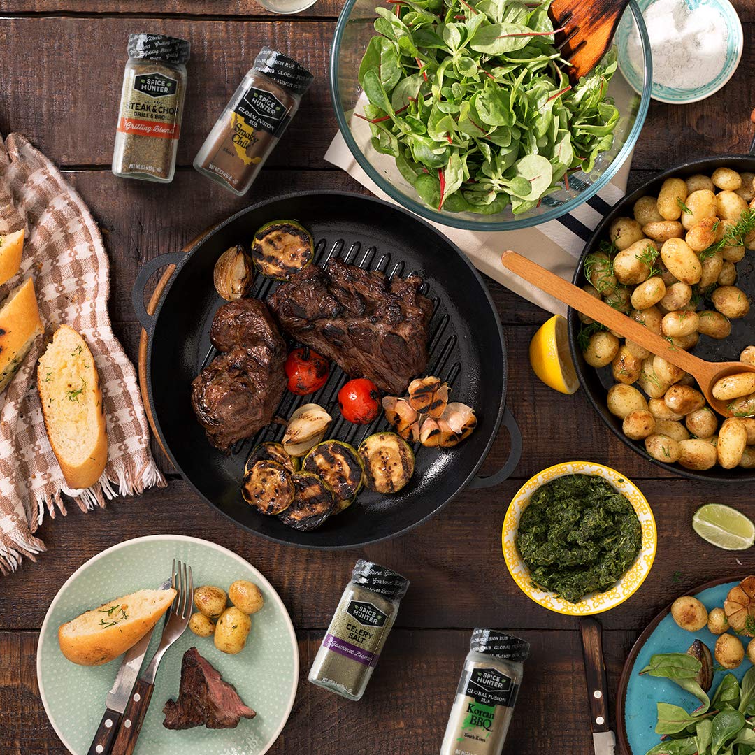 Spice Hunter The Steak Chop Grill Broil Blend Jar, Black Pepper, 2.2 Ounce