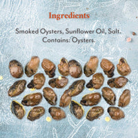 Roland Foods Premium Naturally Smoked Medium Oysters in Oil, Wild Caught, 3 Ounce, Pack of 1