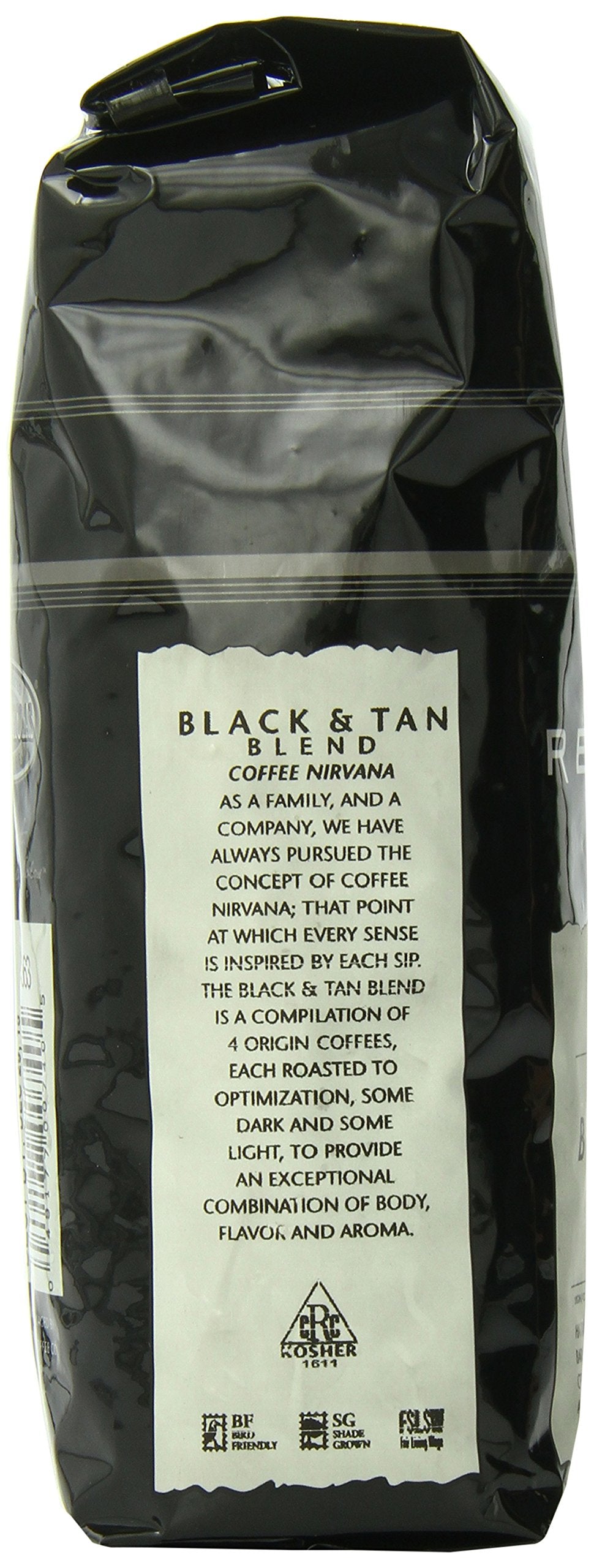 PapaNicholas Coffee Whole Bean Coffee, Family Reserve Black and Tan Blend, 12 Ounce