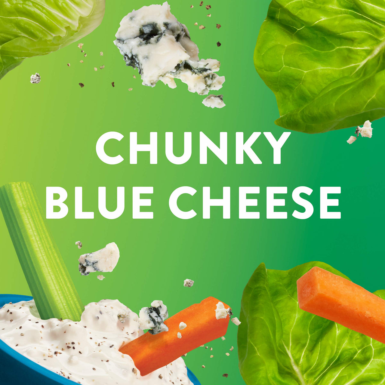 Wish-Bone Light Chunky Blue Cheese Dressing, 15 Fl Oz