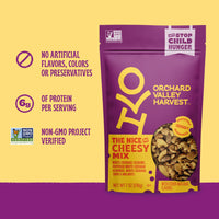 Orchard Valley Harvest Nice N Cheesy Mix, 1 Pack (7oz), White Cheddar Almonds, Cashews, Chips, Walnuts, Non-GMO, 6g Of Protein Per Serving
