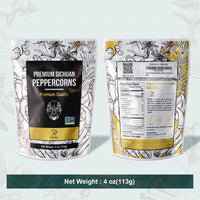 Soeos Szechuan Peppercorns, Premium Authentic Sichuan Peppercorn, Tingle and Numbing Effect, Less Seeds, Strong Flavor, Essential for Kung Pao Chicken, Mapo Tofu, 4 oz (113g)