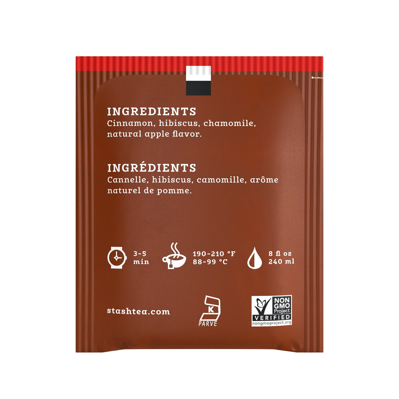 Stash Cinnamon Apple Chamomile Herbal Tea, 20 Count (Pack of 2)