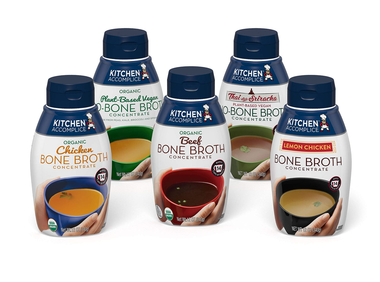 Kitchen Accomplice Organic Plant-based Vegan No-bone Broth Concentrate, 12 Oz