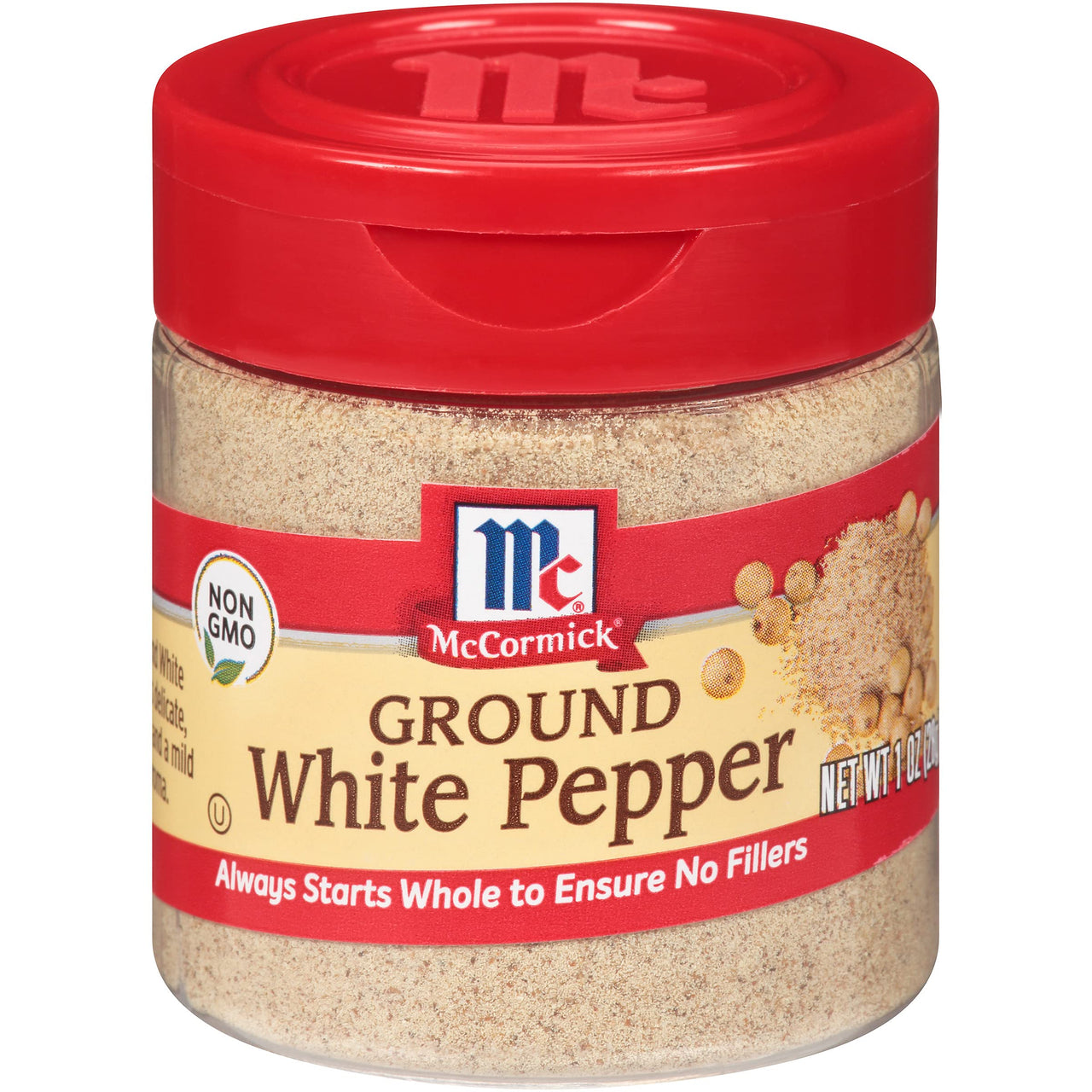 McCormick Ground White Pepper, 1 oz