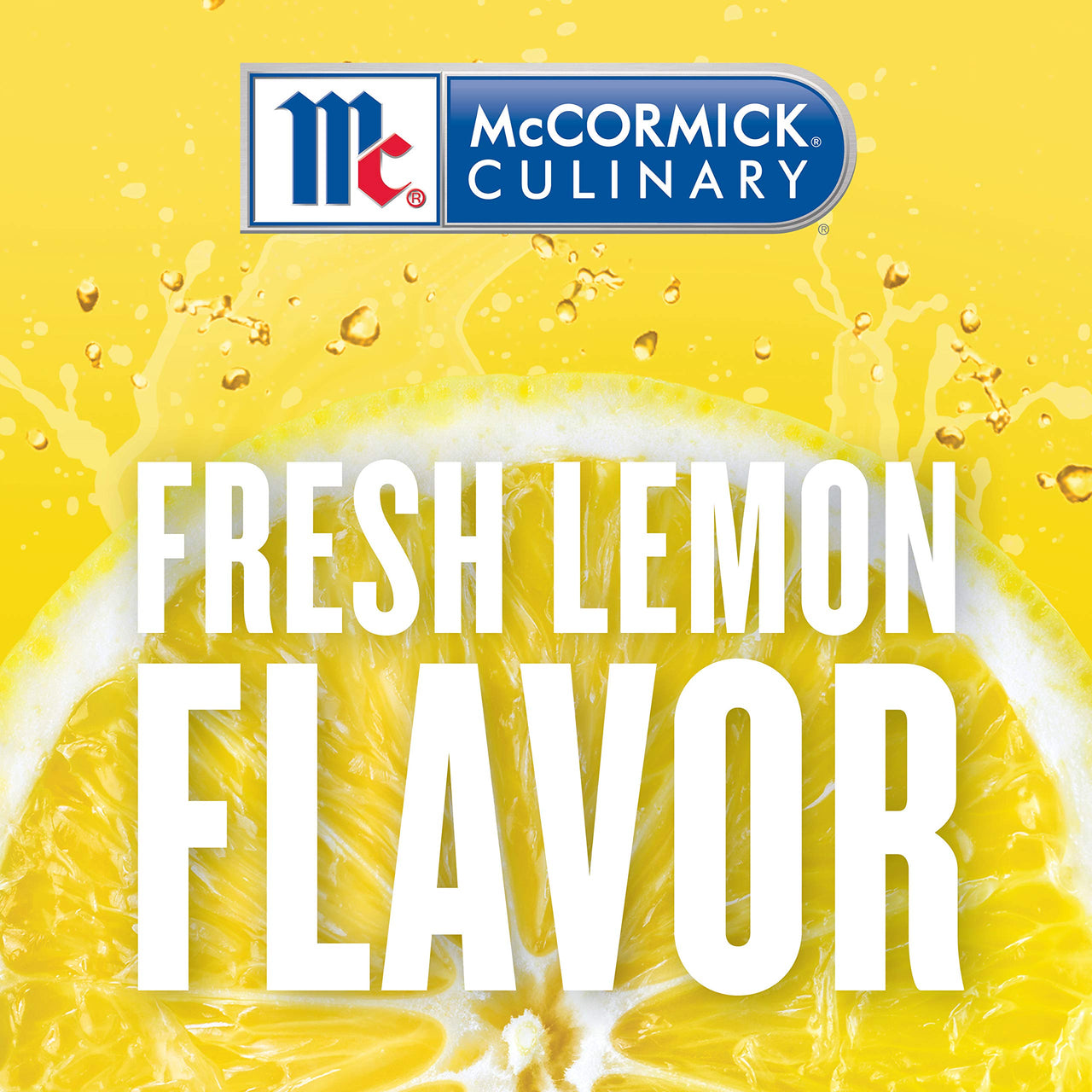 McCormick Culinary Pure Lemon Extract, 16 fl oz - One 16 Fluid Ounce Bottle of Lemon Flavoring Extract, Great for Subtle Lemony Flavors to Glazes and Fillings Such as Mousses and Custards
