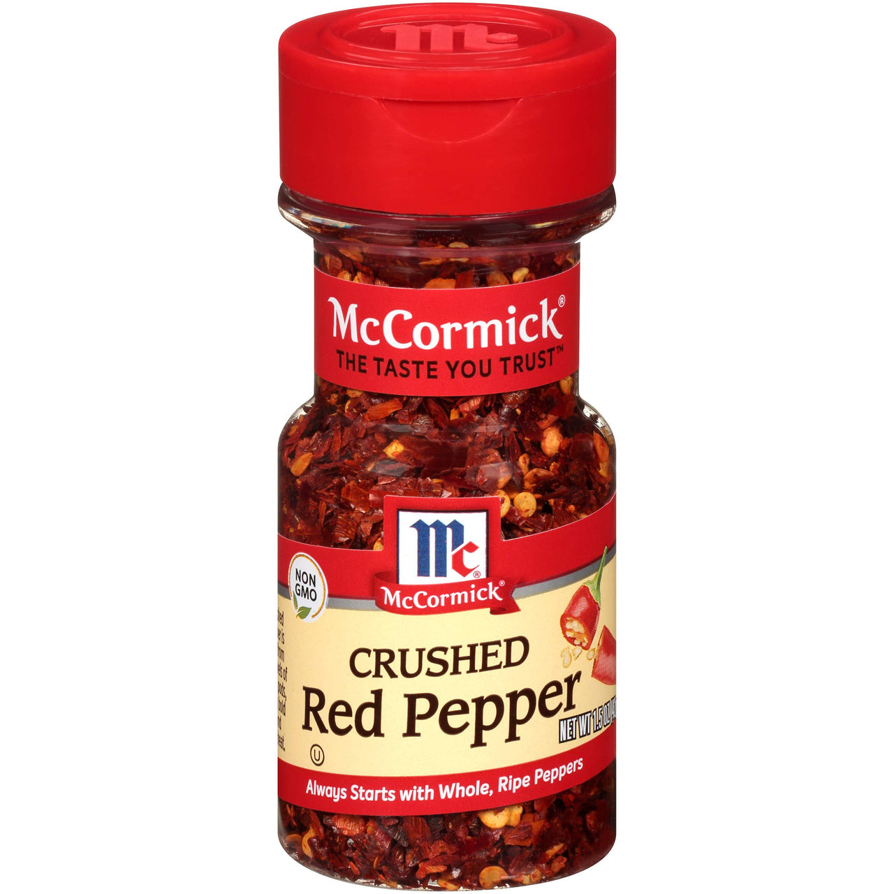 McCormick Crushed Red Pepper, 1.5 oz (Pack of 6)