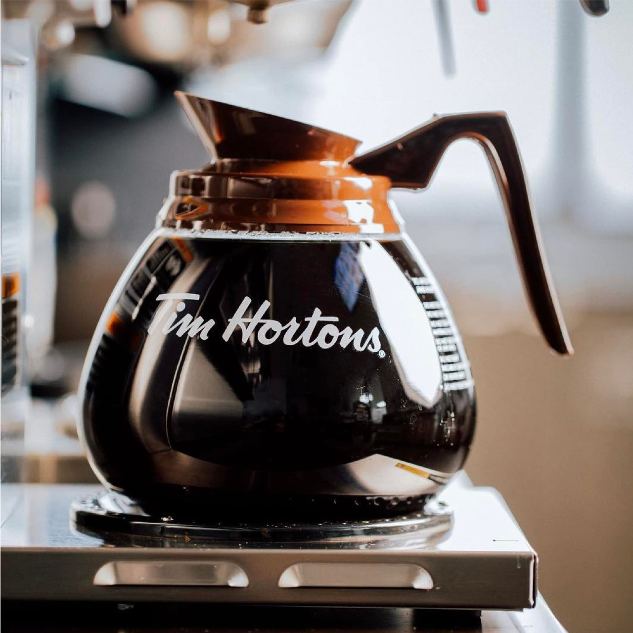 Tim Hortons French Vanilla, Flavored Roast Ground Coffee, Perfectly Balanced, Always Smooth, Made with 100% Arabica Beans, 12 Ounce Bag