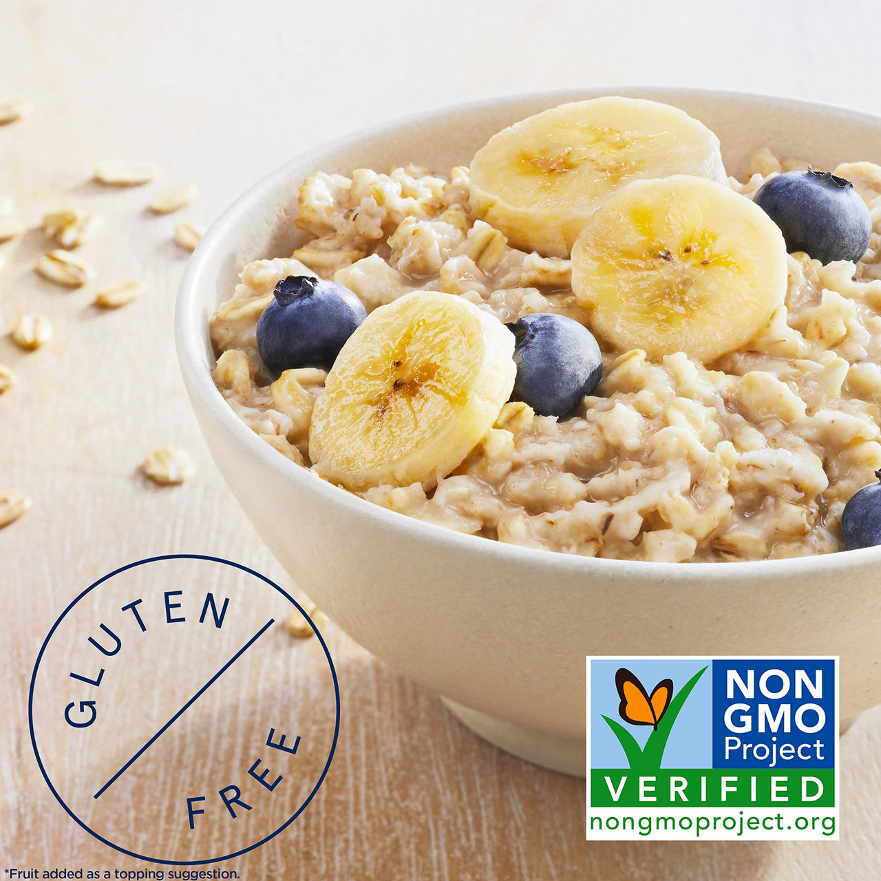 Quaker Instant Oatmeal, Gluten Free Original, Breakfast Cereal, 10 Packets