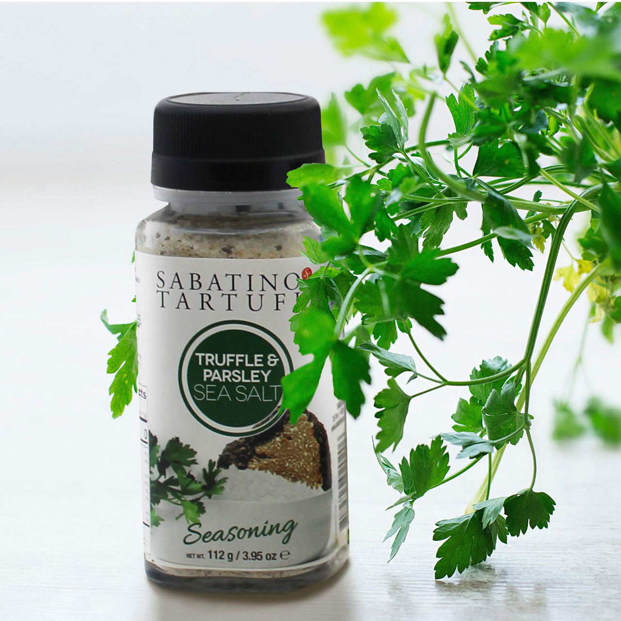 Sabatino Truffle & Parsley Sea Salt Seasoning, Truffle Parsley Salt, 3.53 Ounce