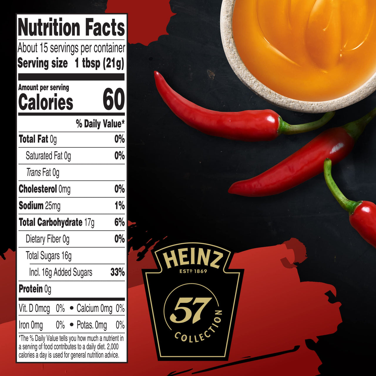 Heinz 57 Infused Honey with Hot Chili (8 oz Bottle)