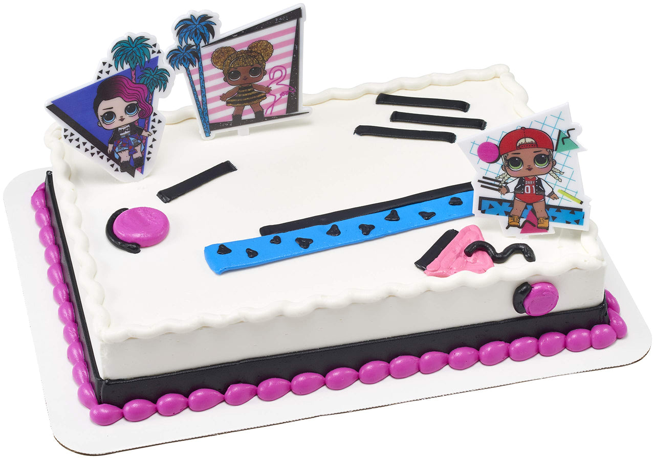 DecoPac L.O.L. Surprise! Born to Sparkle Cake Topper DecoSet - Cake Topper - Cake Decoration