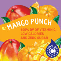 Tampico Singles To Go Drink Mix Packets, Mango Punch, Zero Sugar, Low Calorie, 100% DV of Vitamin C per Serving, Convenient, On-The-Go Water Enhancers, 6 Count