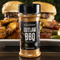 Blackstone 4160 Outlaw BBQ Powder for Beef, Poulty, Pork, Chicken, Fries, Steaks Tasty Spices with Sweetness and Citrus, All-Purpose Cooking Grilling Barbecue Seasoning, 5.9 Oz, (Pack of 2)